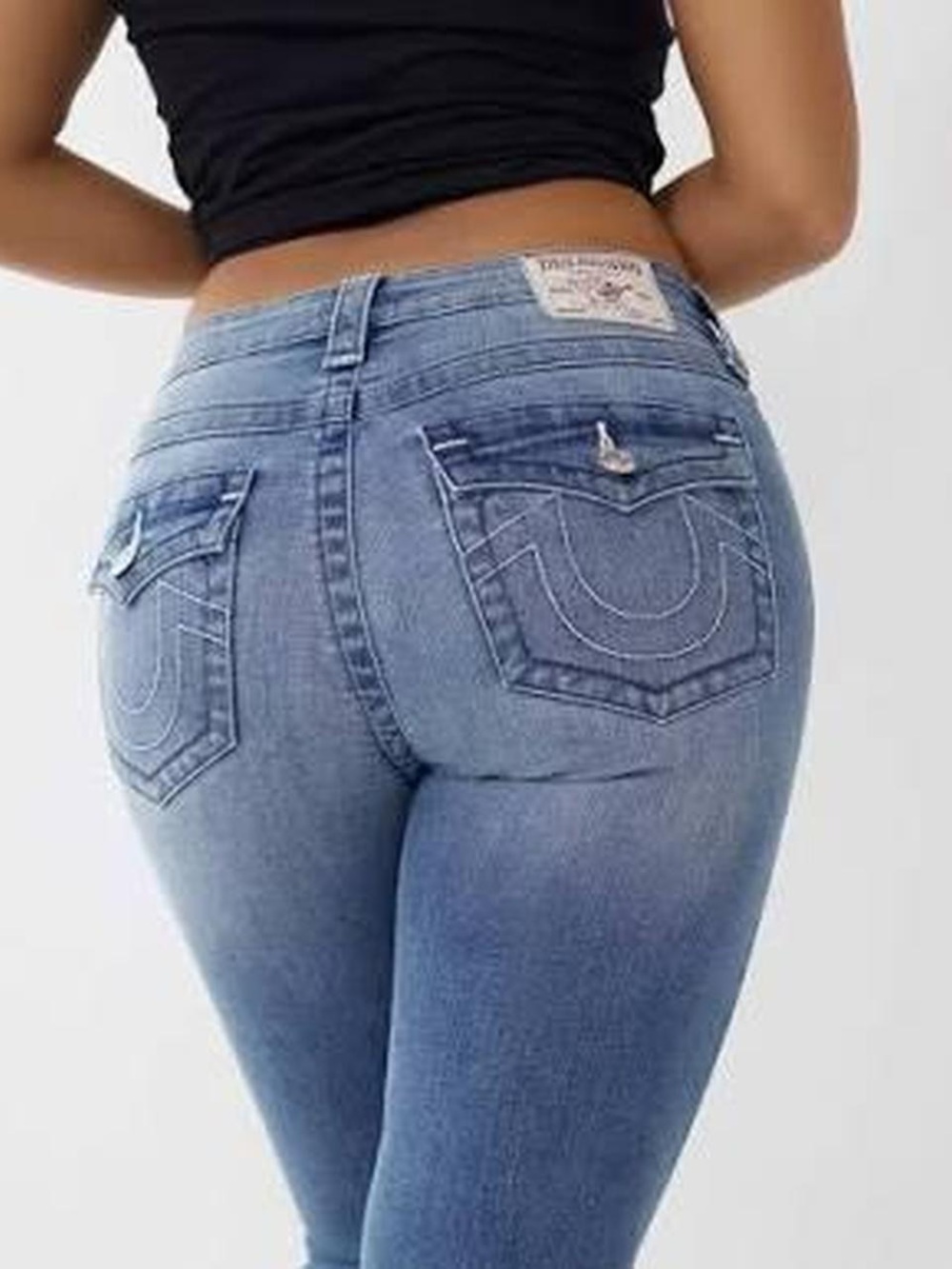 True Religion Women's Light Blue Skinny Jeans
